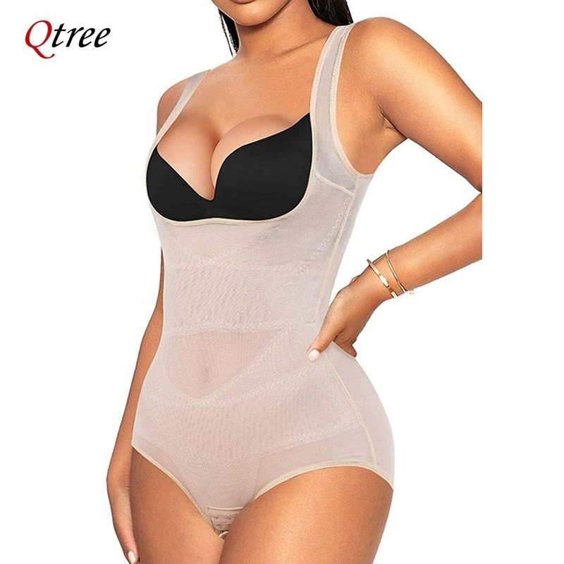 Shapewear Bodysuit Firm - Qtree Fajas Reductoras Frauen Body Shaper
