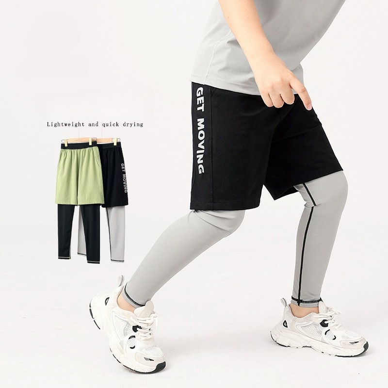 Boyshort Underwear - Jungen Basketball Shorts Leggings 2 in