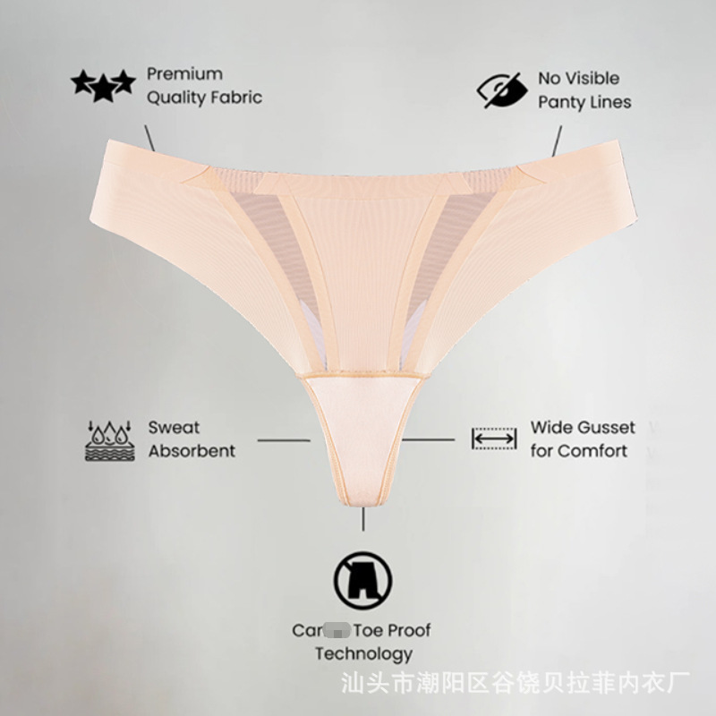 Thong Bikini Women - Sexy G-String-Höschen für Damen, niedriger Bund,