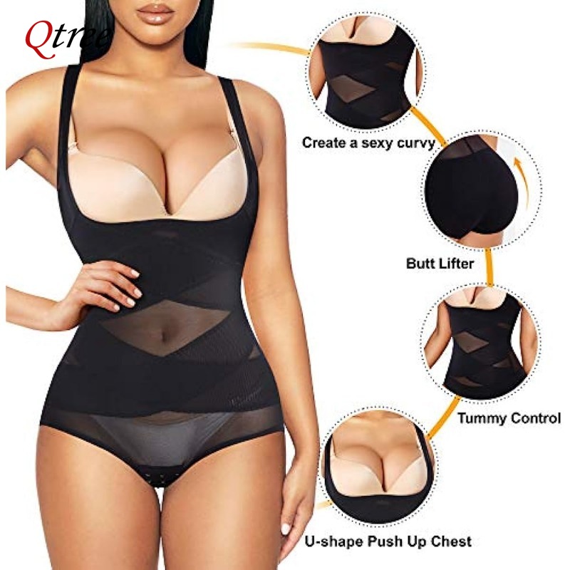 Qtree Fajas Reductoras Frauen  – Shapewear Bodysuit Firm Bewertung und Preis