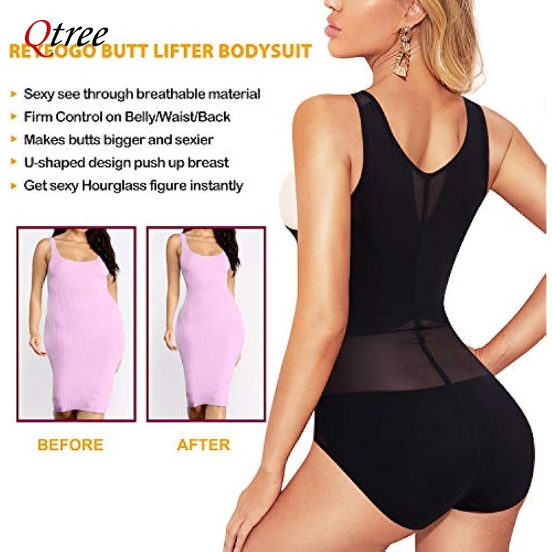 Qtree Fajas Reductoras Frauen  – Shapewear Bodysuit Firm Bewertung und Preis
